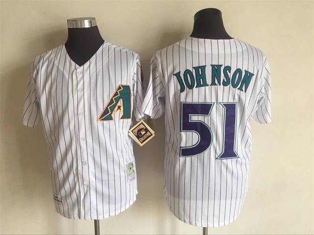 Arizona Diamondbacks #51 Randy Johnson Baseball Jersey baseball jersey product view 1