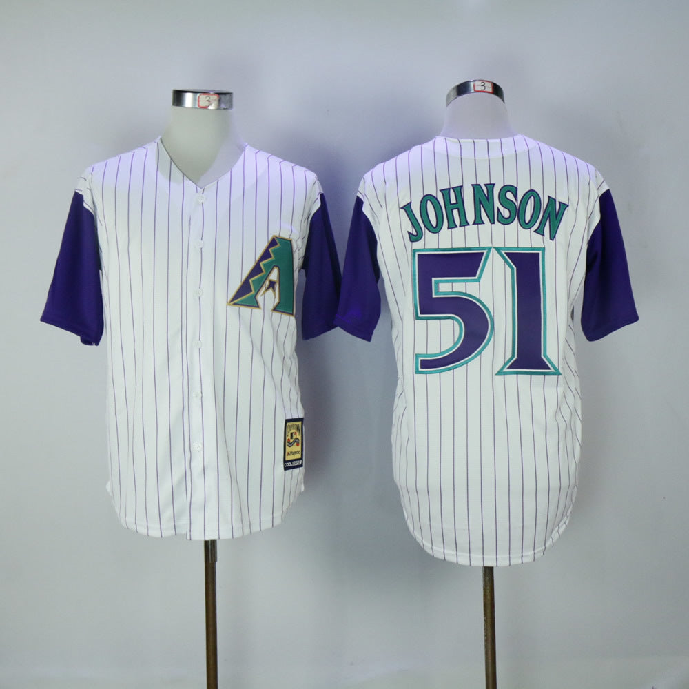 Arizona Diamondbacks #51 Style 3 Baseball Jersey baseball jersey product view 1