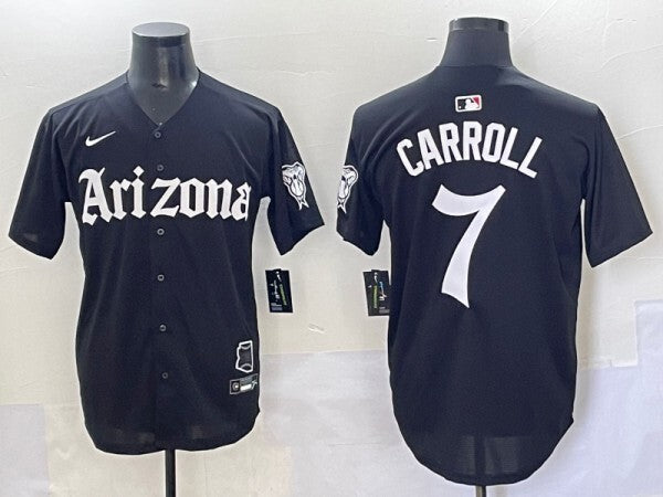 Arizona Diamondbacks #7 Corbin Carroll Diamondbacks 5 Collaboration Style 3 Baseball Jersey baseball jersey product view 1