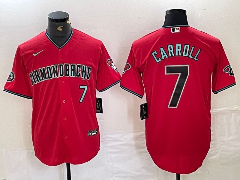 Arizona Diamondbacks #7 Corbin Carroll Diamondbacks Adult Style 3 Baseball Jersey baseball jersey product view 1