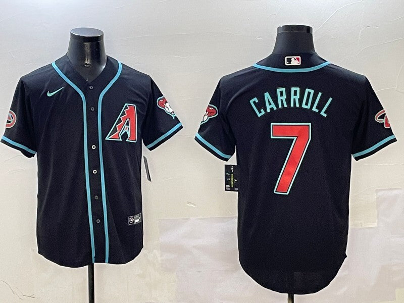 Arizona Diamondbacks #7 Corbin Carroll Diamondbacks Adult Style 4 Baseball Jersey baseball jersey product view 1