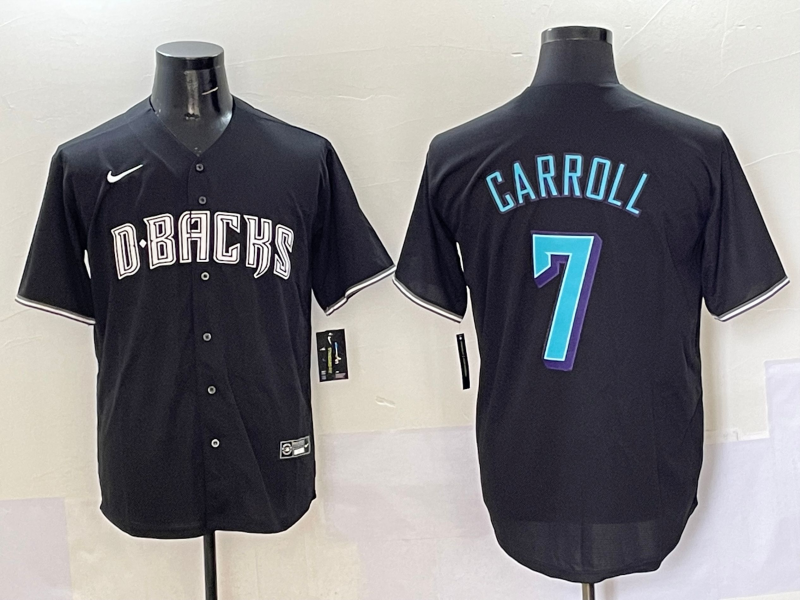 Arizona Diamondbacks #7 Corbin Carroll Diamondbacks Collaboration Style 3 Baseball Jersey baseball jersey product view 1