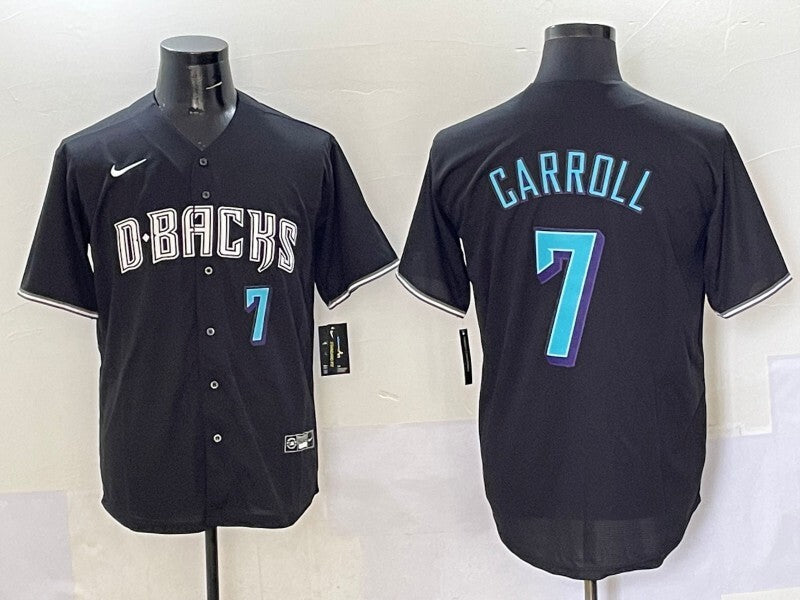 Arizona Diamondbacks #7 Corbin Carroll Diamondbacks Collaboration Style 4 Baseball Jersey baseball jersey product view 1