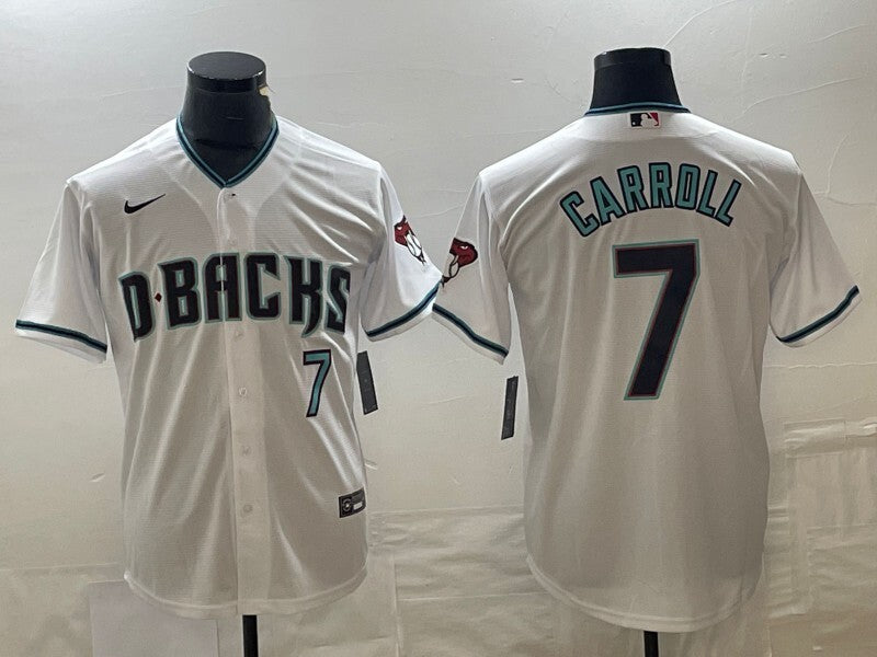 Arizona Diamondbacks #7 Corbin Carroll Fan Edition Baseball Jersey baseball jersey product view 1