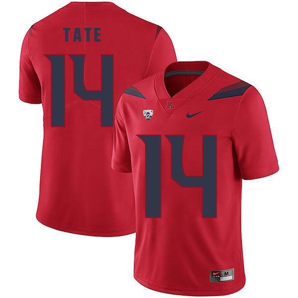 Arizona Wildcats Khalil Tate 14 Red College Football Jersey football jersey product view 1