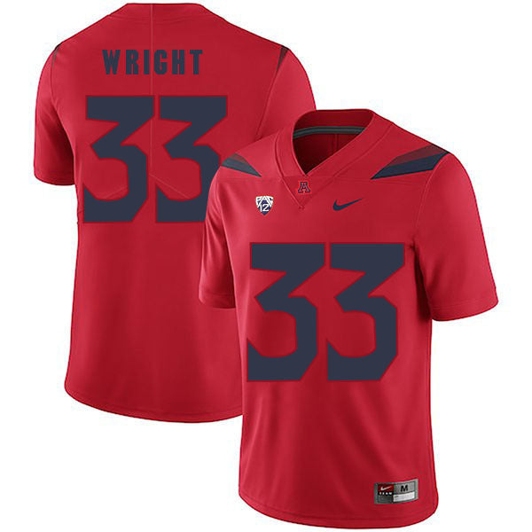 Arizona Wildcats Scooby Wright 33 Red College Football Jersey football jersey product view 1