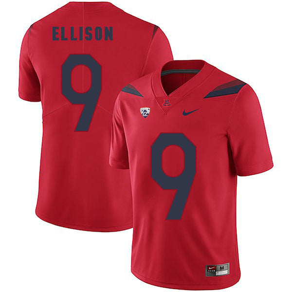 Arizona Wildcats Tony Ellison 9 Red College Football Jersey football jersey product view 1