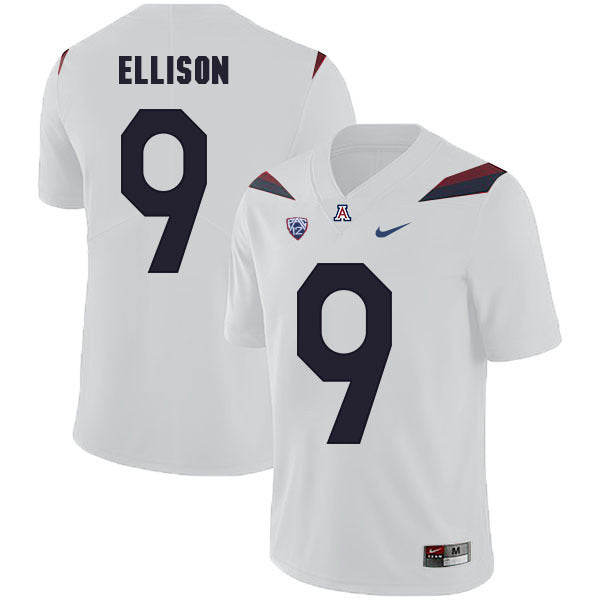 Arizona Wildcats Tony Ellison 9 White College Football Jersey football jersey product view 1