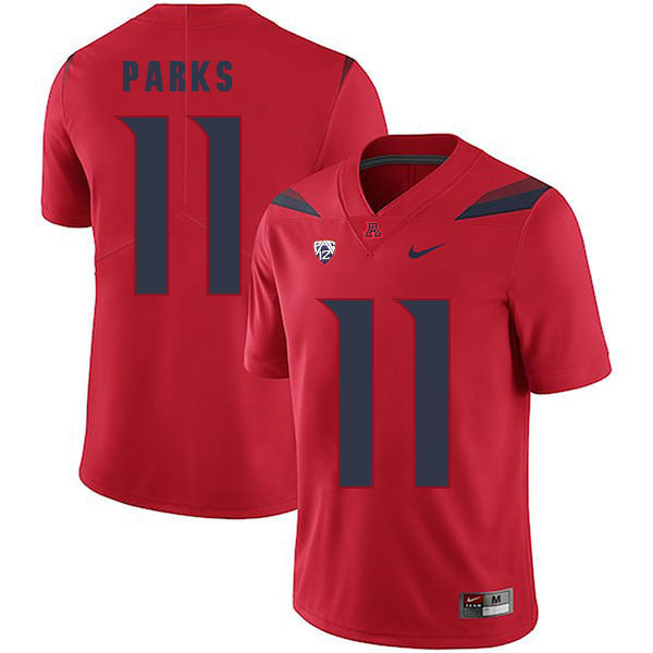Arizona Wildcats Will Parks 11 Red College Football Jersey football jersey product view 1