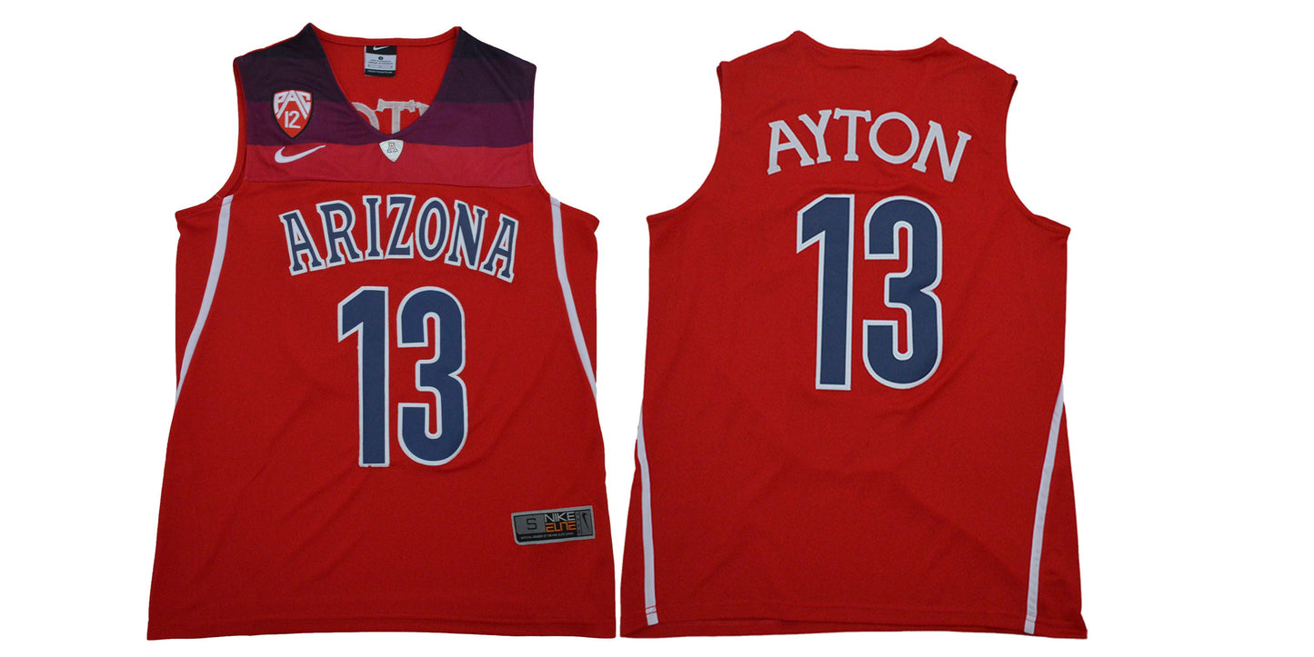 Arizona Wildcats #13 Ayton 13 Red College Football Jersey football jersey product view 1