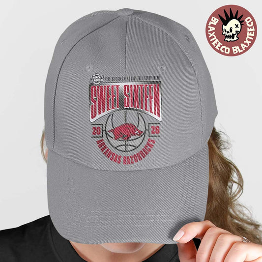 Arkansas Razorbacks Mens Basketball 2026 NCAA March Madness Sweet 16 Cap Hat Snapback Unisex T-shirt, Sweatshirt, Hoodie, Long Sleeve Tee - T-Shirt, Sweatshirt, Hoodie