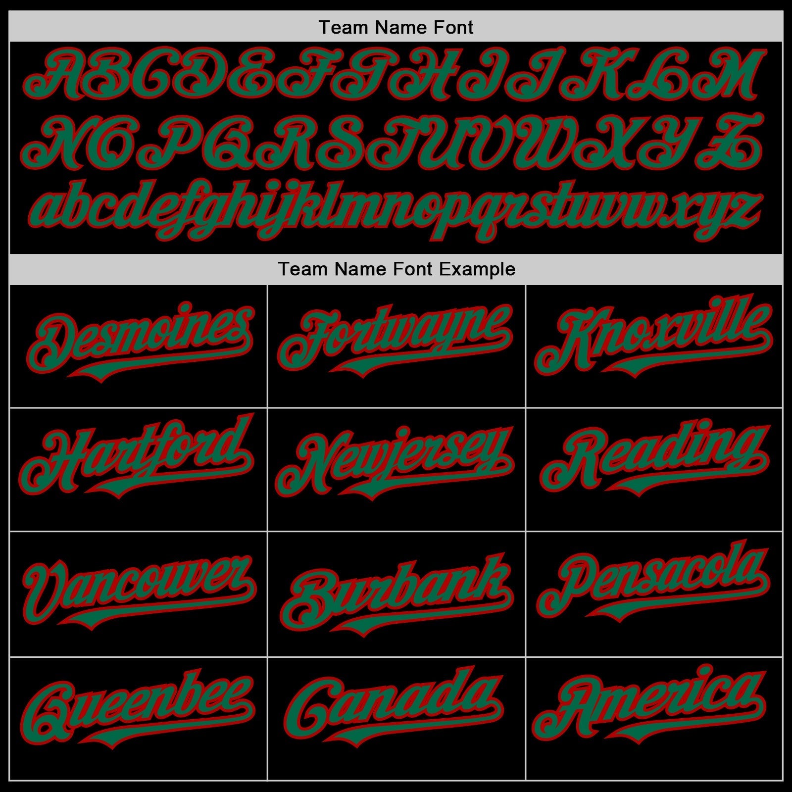 Custom Black Kelly Green-Red 3 Colors Arm Shapes Authentic Baseball Jersey baseball jersey product view 5