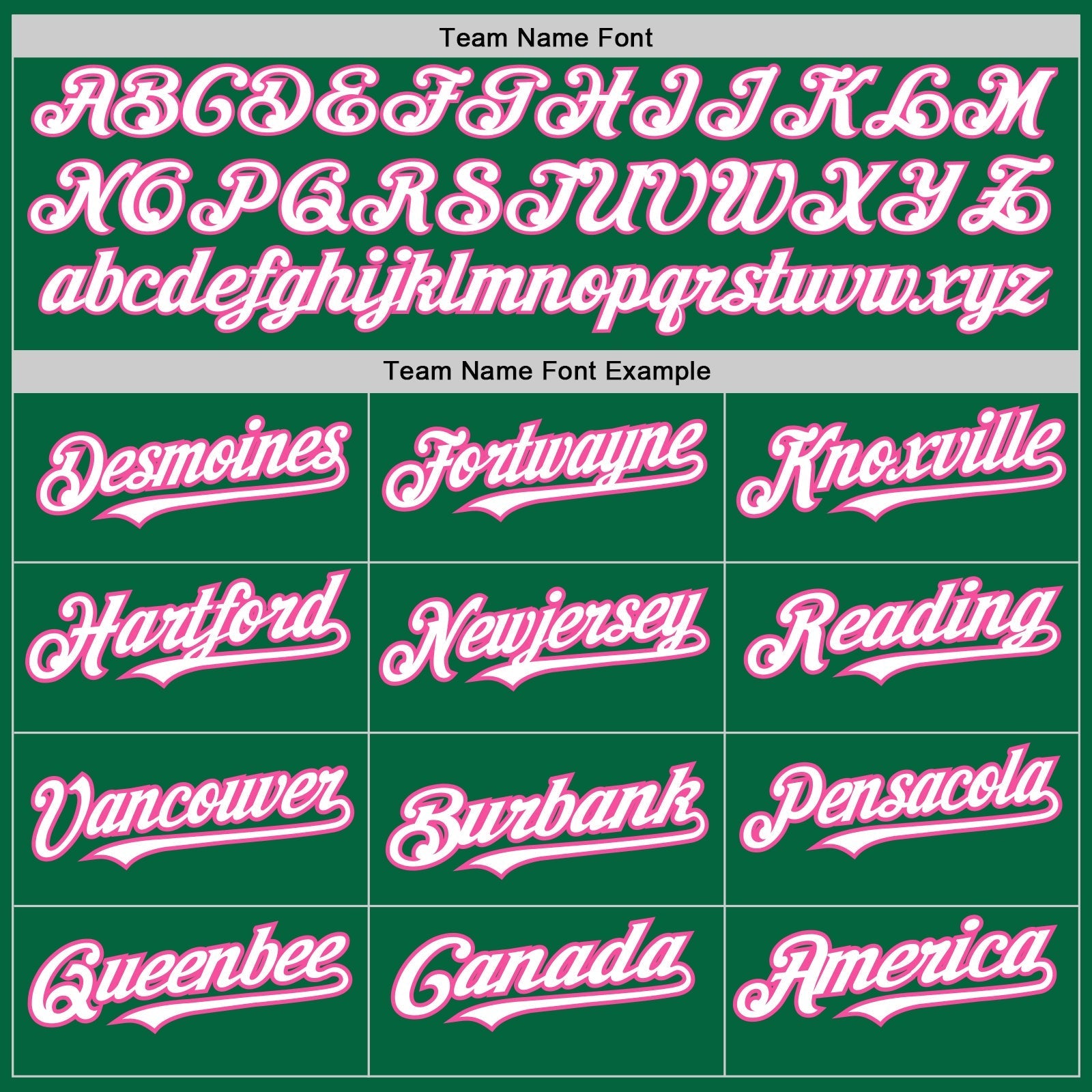 Custom Kelly Green White-Pink 3 Colors Arm Shapes Authentic Baseball Jersey baseball jersey product view 5