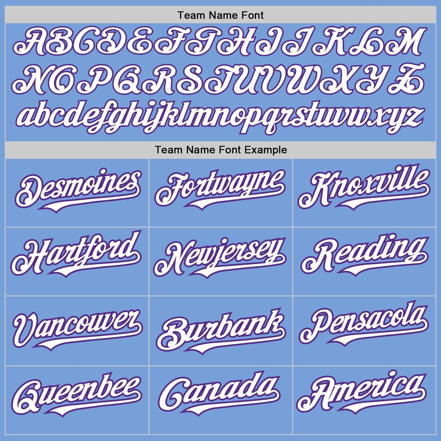 Custom Light Blue White-Purple 3 Colors Arm Shapes Authentic Baseball Jersey baseball jersey product view 5