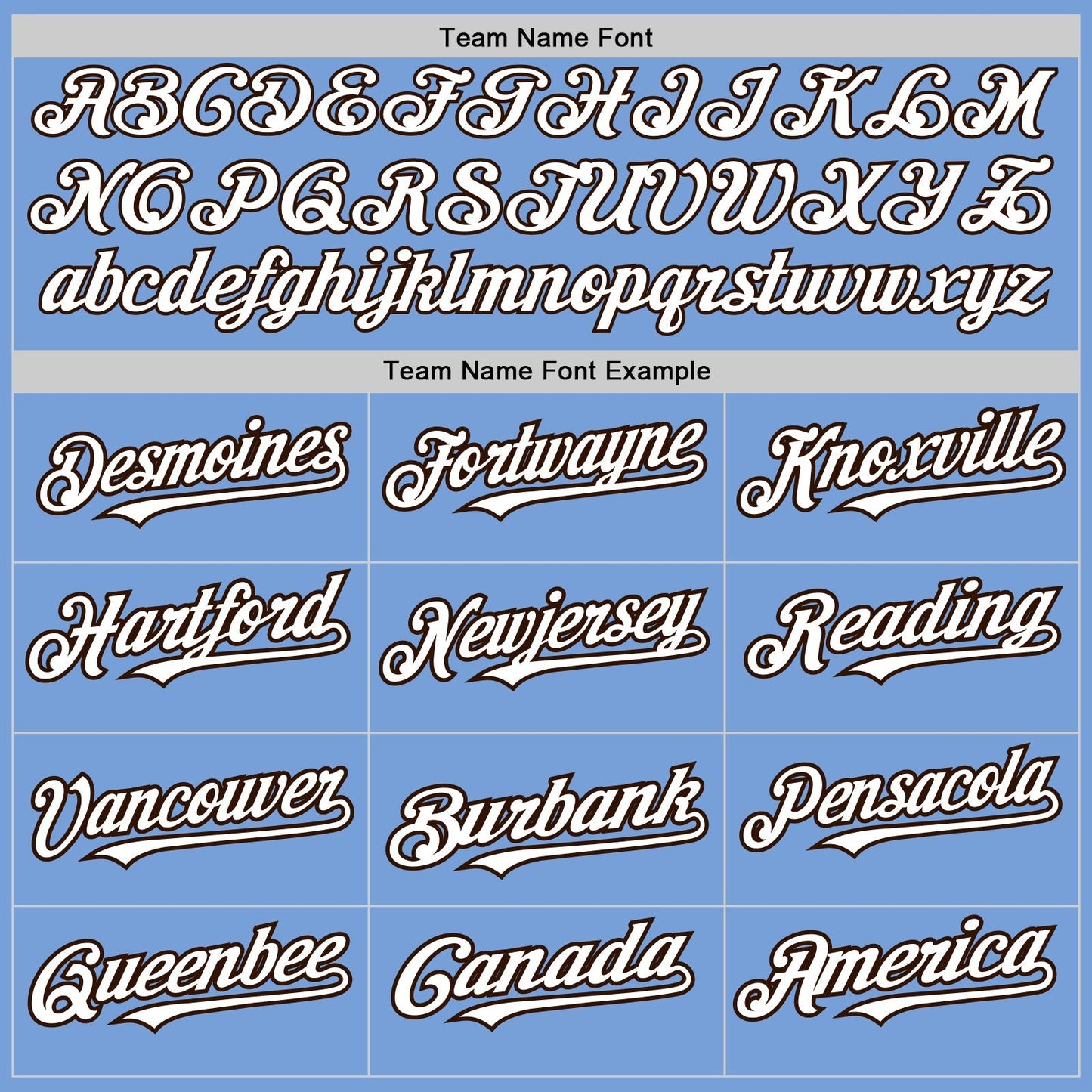 Custom Light Blue White-Brown 3 Colors Arm Shapes Authentic Baseball Jersey baseball jersey product view 5
