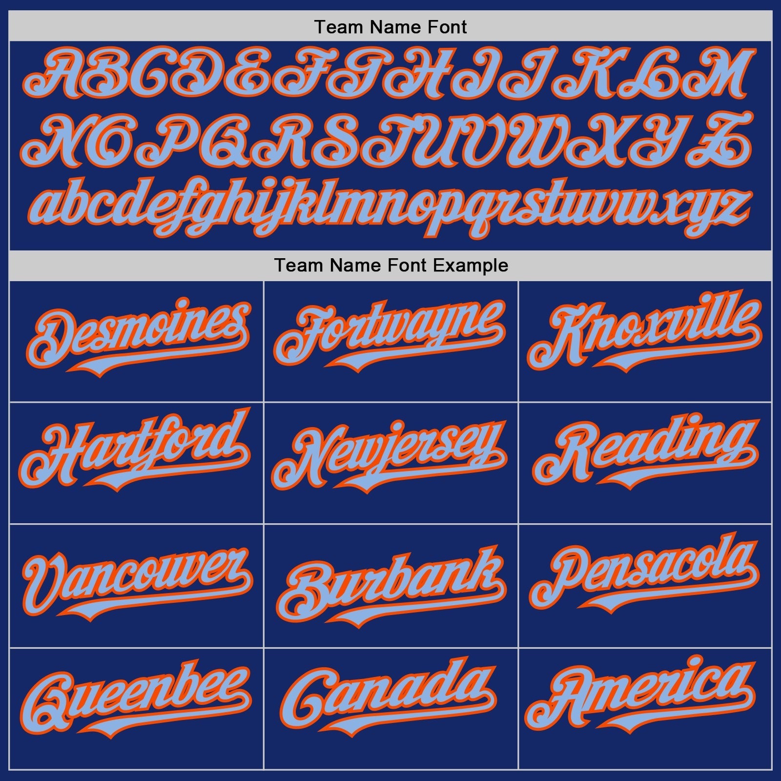 Custom Royal Light Blue-Orange 3 Colors Arm Shapes Authentic Baseball Jersey baseball jersey product view 5