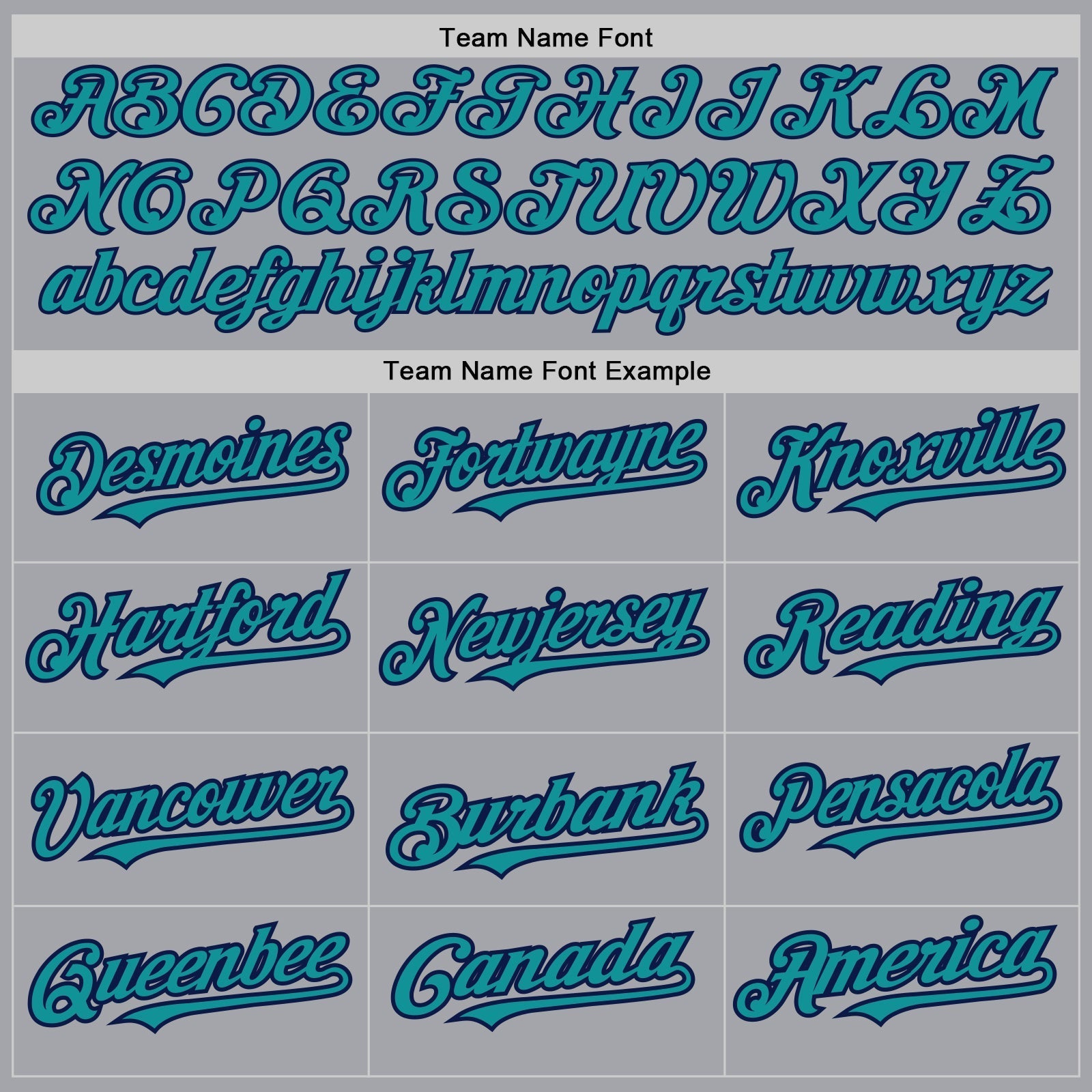 Custom Gray Teal-Navy 3 Colors Arm Shapes Authentic Baseball Jersey baseball jersey product view 5