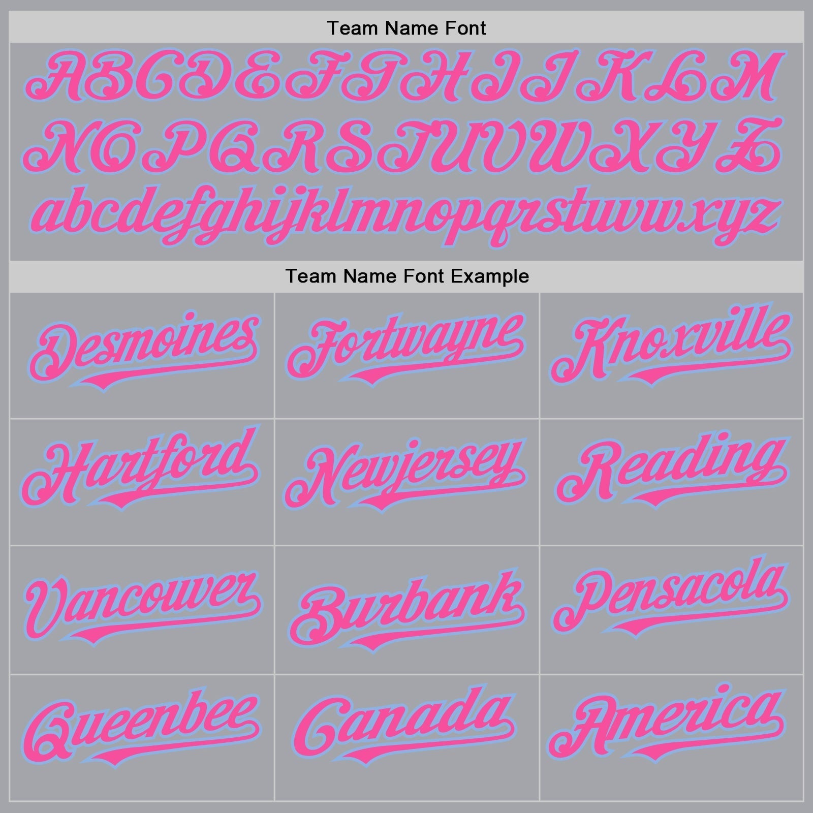 Custom Gray Pink-Light Blue 3 Colors Arm Shapes Authentic Baseball Jersey baseball jersey product view 5