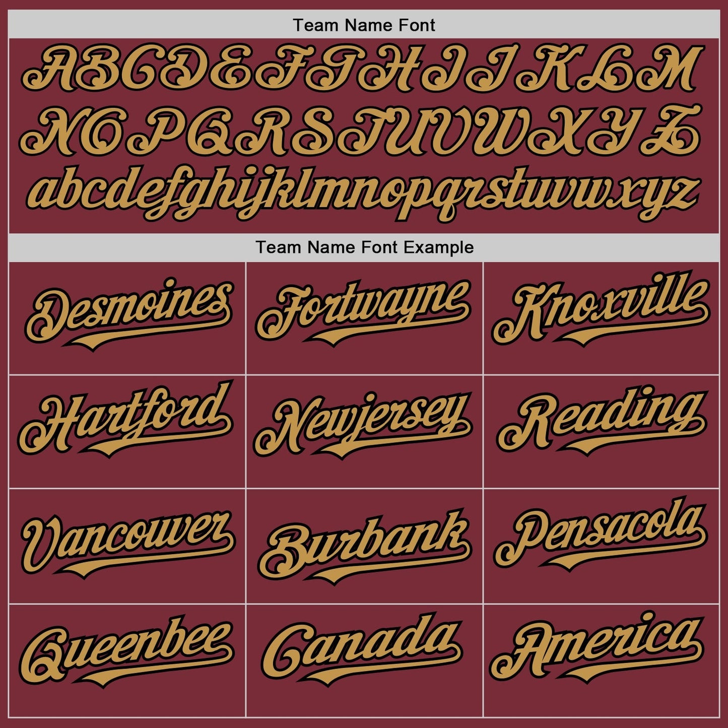 Custom Burgundy Old Gold-Black 3 Colors Arm Shapes Authentic Baseball Jersey baseball jersey product view 5