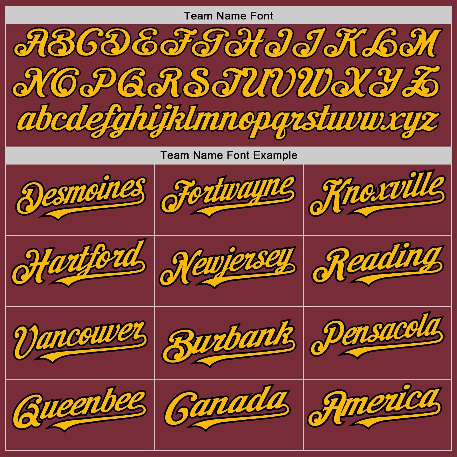 Custom Burgundy Gold-Black 3 Colors Arm Shapes Authentic Baseball Jersey baseball jersey product view 5