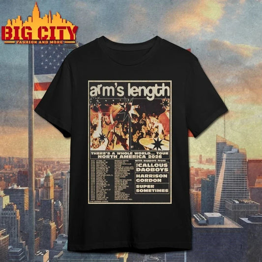 Arms Length Tour North America 2026 Poster shirt Unisex T-shirt, Sweatshirt, Hoodie, Long Sleeve Tee - T-Shirt, Sweatshirt, Hoodie