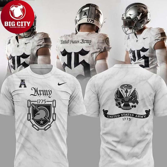 Army Black Knights White Winter 2025 Celebrate 250th Birthday Two Sided Shirt Unisex T-shirt, Sweatshirt, Hoodie, Long Sleeve Tee - T-Shirt, Sweatshirt, Hoodie
