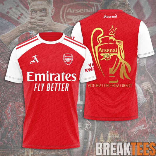 Arsenal 2X EPL UCL Champions 25-26 Shirt Unisex T-shirt, Sweatshirt, Hoodie, Long Sleeve Tee - T-Shirt, Sweatshirt, Hoodie