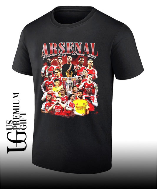 Arsenal Premier League Winners 2025- 2026 graphic shirt Unisex T-shirt, Sweatshirt, Hoodie, Long Sleeve Tee - T-Shirt, Sweatshirt, Hoodie