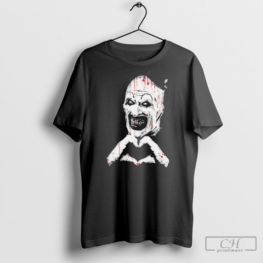 Art The Clown Halloween Shirt Tee Unisex T-shirt, Sweatshirt, Hoodie, Long Sleeve Tee - T-Shirt, Sweatshirt, Hoodie