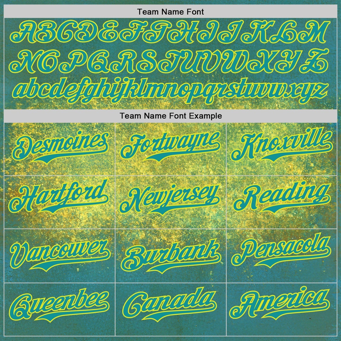 Custom Green Teal-Neon Yellow David Lozeau The Bee Authentic Baseball Jersey baseball jersey product view 4