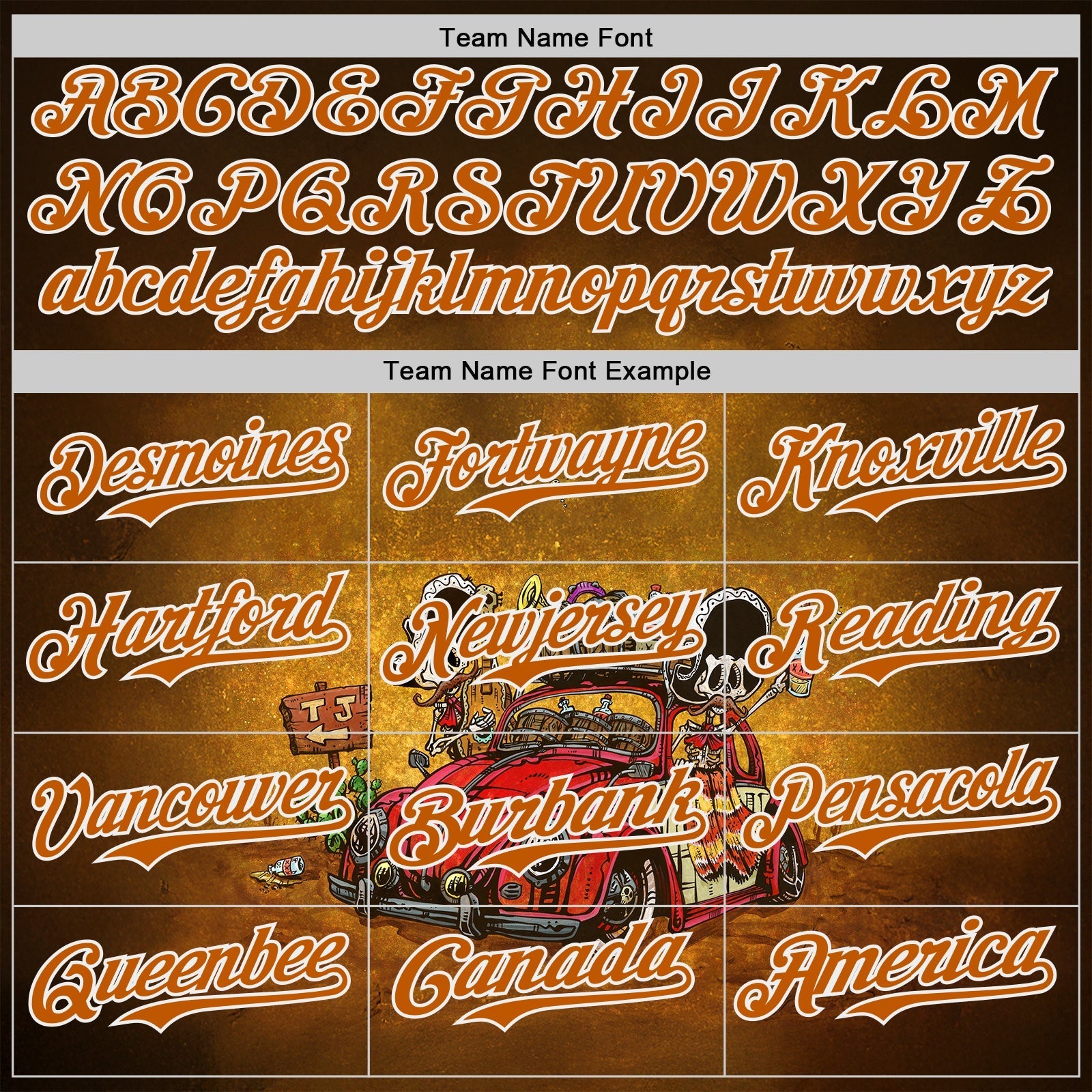 Custom Brown Texas Orange-White David Lozeau Border Bug Authentic Baseball Jersey baseball jersey product view 4