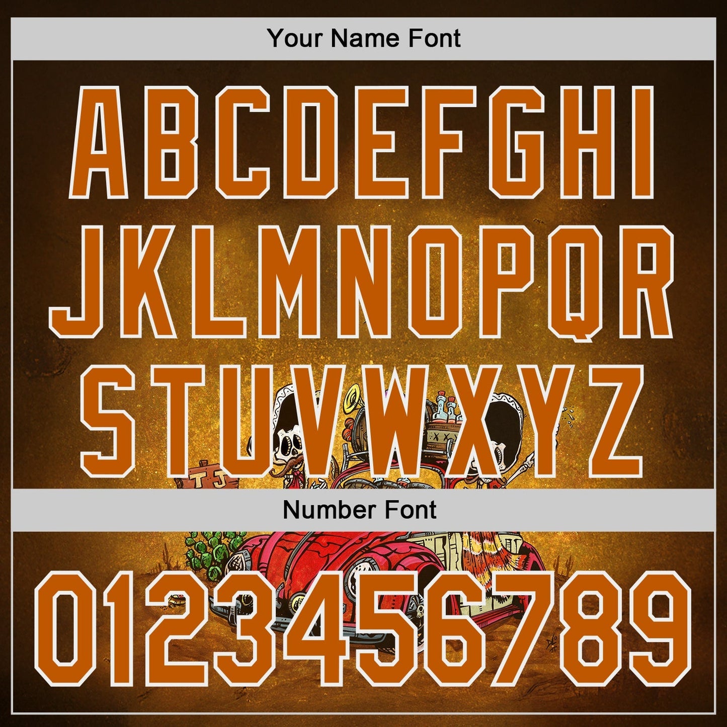 Custom Brown Texas Orange-White David Lozeau Border Bug Authentic Baseball Jersey baseball jersey product view 5