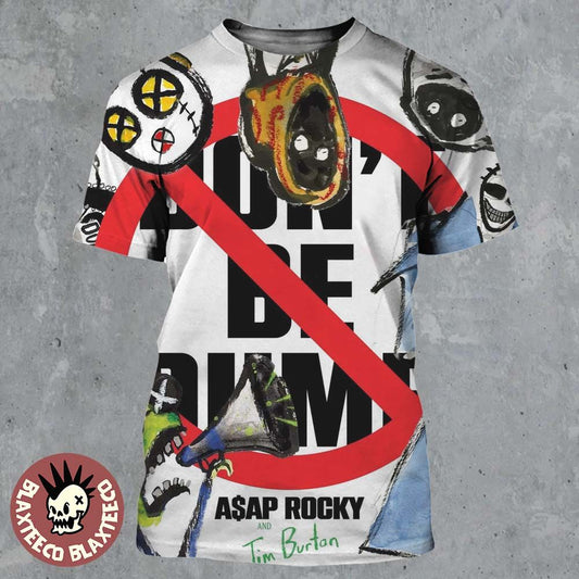 Asap Rocky Dont Be Dumb Official Album Cover All Over Print Shirt Unisex T-shirt, Sweatshirt, Hoodie, Long Sleeve Tee - T-Shirt, Sweatshirt, Hoodie