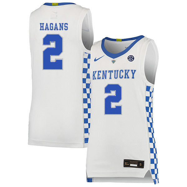 Ashton Hagans 2 White College Football Jersey football jersey product view 1