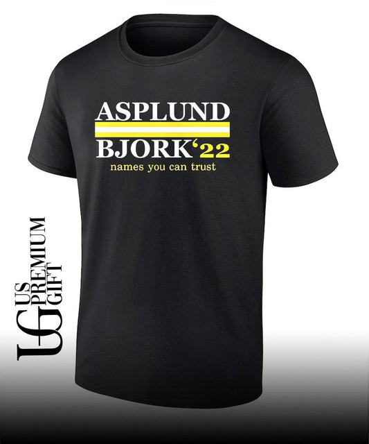 Asplund Bjork 22 names you can trust shirt Unisex T-shirt, Sweatshirt, Hoodie, Long Sleeve Tee - T-Shirt, Sweatshirt, Hoodie