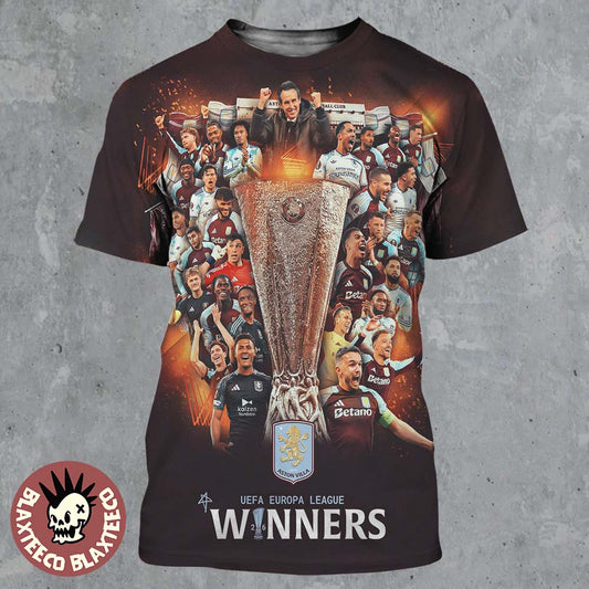 Aston Villa 2026 Istanbul Final UEFA Europa League Winners All Over Print Shirt Unisex T-shirt, Sweatshirt, Hoodie, Long Sleeve Tee - T-Shirt, Sweatshirt, Hoodie