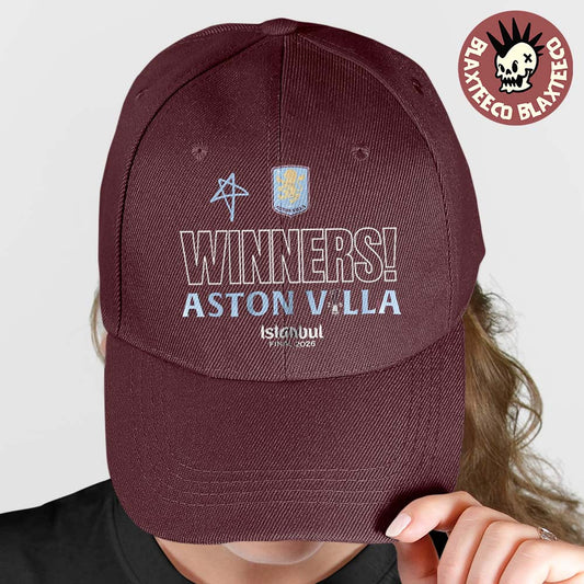 Aston Villa 2026 Istanbul Final UEFA Europa League Winners Cap Hat Snapback Unisex T-shirt, Sweatshirt, Hoodie, Long Sleeve Tee - T-Shirt, Sweatshirt, Hoodie