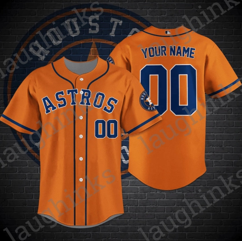 Astros Baseball Jersey Houston Astros Personalized Name And Number Shirts All Over Printed Mlb Astros Jersey 2023 Oxy Space City Jerseys NEW baseball jersey product view 1