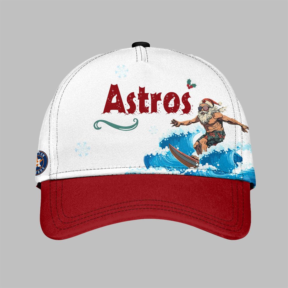 Astros Christmas July Santa 2025 Jersey baseball jersey product view 2
