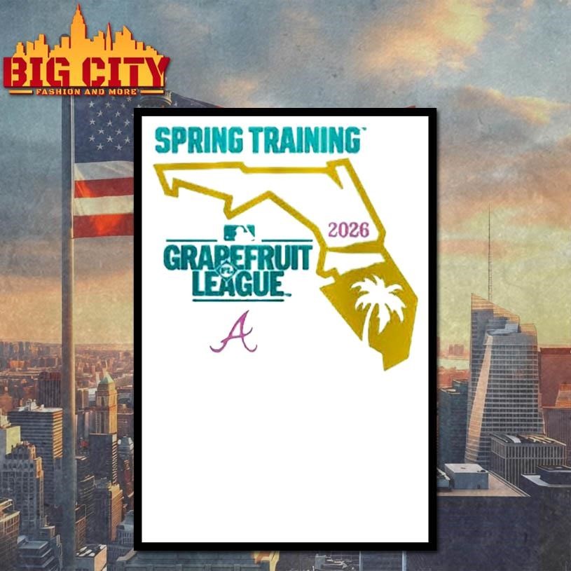 Atlanta Braves 2026 Spring Training Cactus League - Adult & Kids T-Shirts, Sweatshirts & Hoodies apparel design preview 4