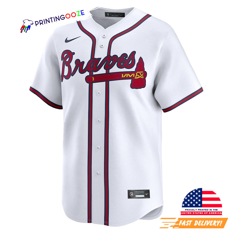 Atlanta Braves John Smoltz Baseball Jersey baseball jersey product view 3