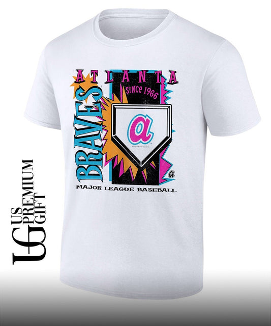 Atlanta Braves Major League baseball since 1966 Cooperstown Neon shirt Unisex T-shirt, Sweatshirt, Hoodie, Long Sleeve Tee - T-Shirt, Sweatshirt, Hoodie