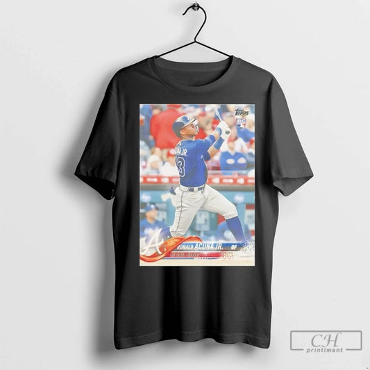 Atlanta Braves Ronald Acuna Jr Baseball Card Player Mlb T Shirts Unisex T-shirt, Sweatshirt, Hoodie, Long Sleeve Tee - T-Shirt, Sweatshirt, Hoodie