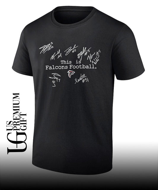 Atlanta Falcons this is Falcons Football signature shirt Unisex T-shirt, Sweatshirt, Hoodie, Long Sleeve Tee - T-Shirt, Sweatshirt, Hoodie