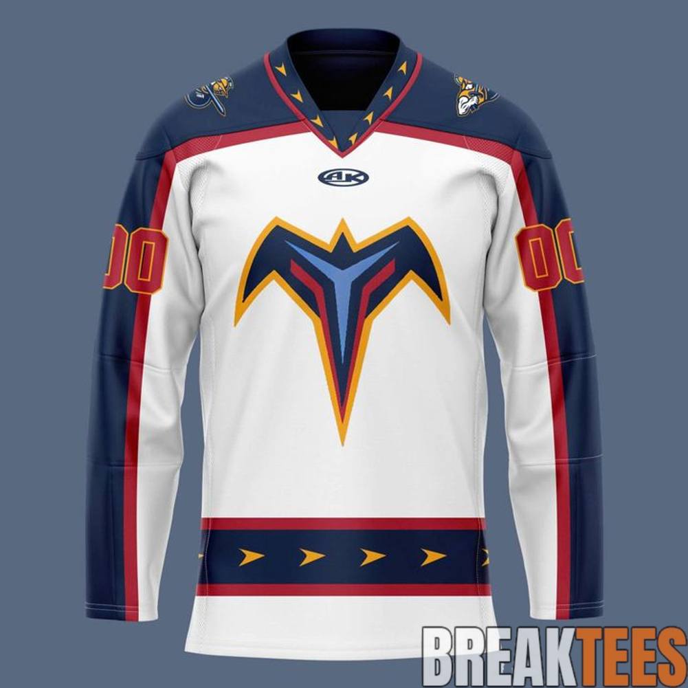 Atlanta Gladiators x Atlanta Thrashers Hockey Jersey hockey jersey product view 2