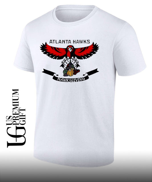 Atlanta Hawks Hawksgiving shirt Unisex T-shirt, Sweatshirt, Hoodie, Long Sleeve Tee - T-Shirt, Sweatshirt, Hoodie