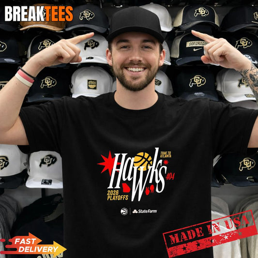Atlanta Hawks NBA Playoffs 2026 true to Atlanta 404 T-Shirt Unisex T-shirt, Sweatshirt, Hoodie, Long Sleeve Tee - T-Shirt, Sweatshirt, Hoodie