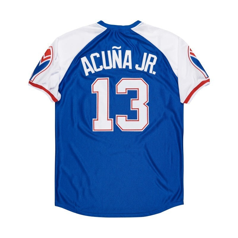 Atlanta Braves #13 Ronald Acuna Jr Style 1 Baseball Jersey baseball jersey product view 1