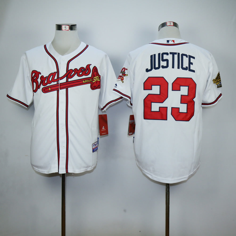 Atlanta Braves #23 Baseball Jersey baseball jersey product view 1