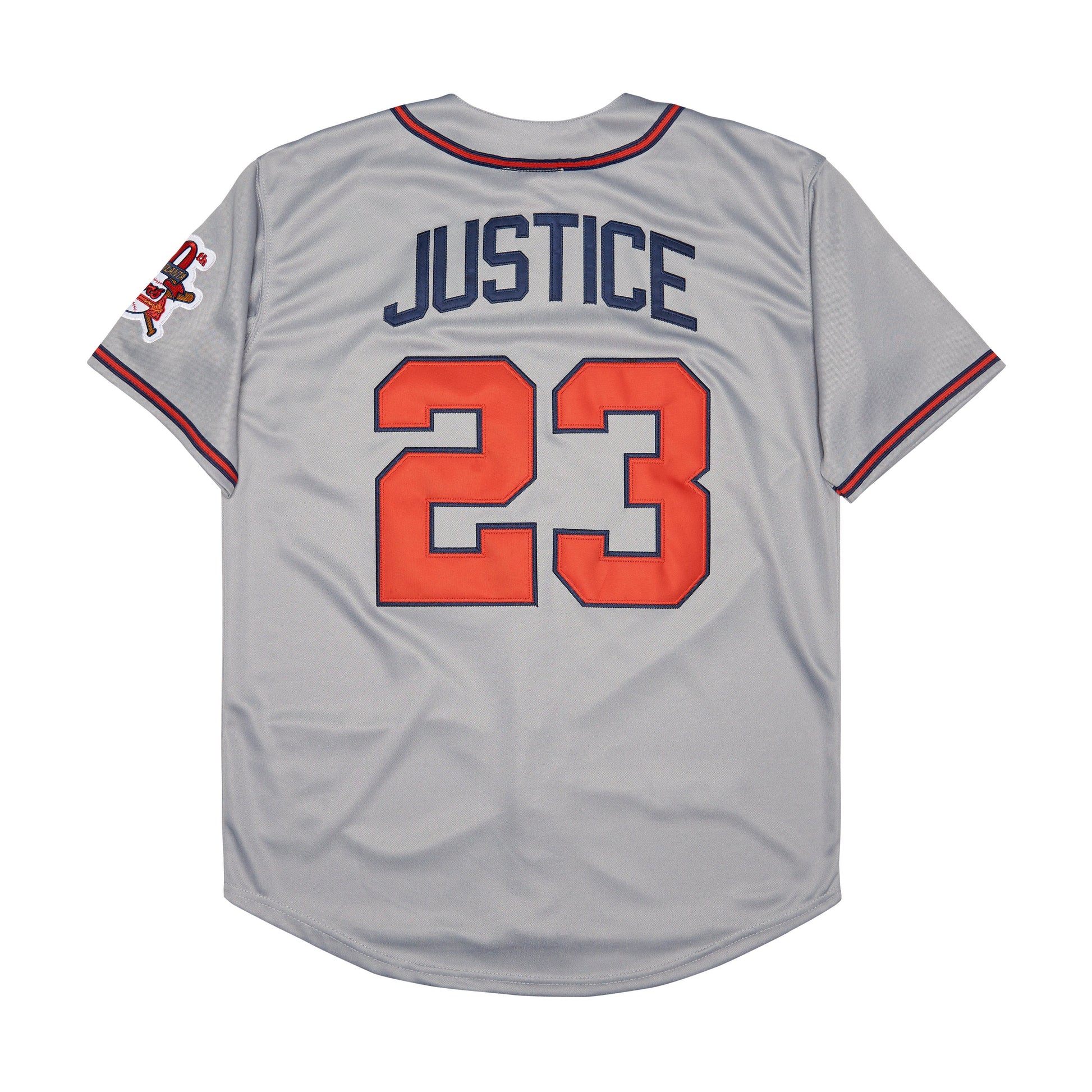 Atlanta Braves #23 David Justice Style 1 Baseball Jersey baseball jersey product view 1